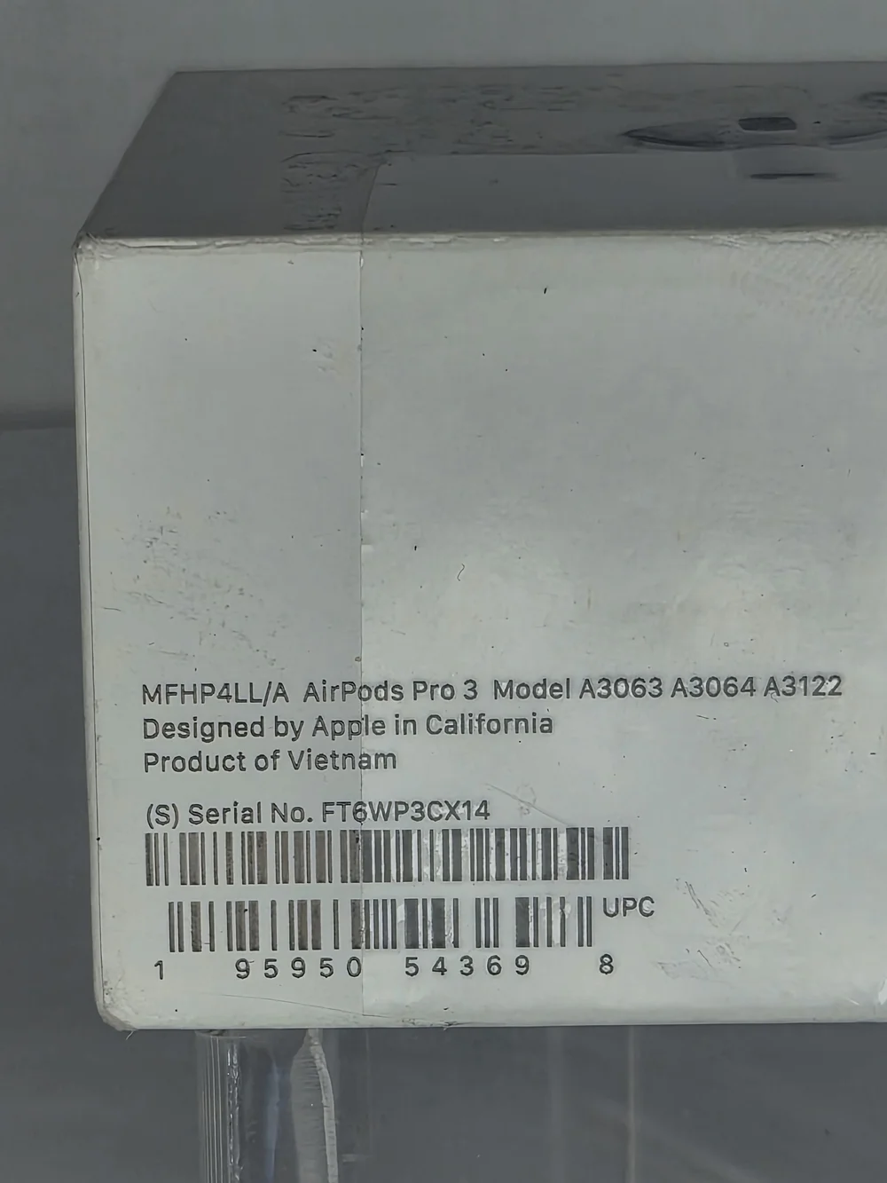Apple AirPods Pro 3rd Generation White - Original Retail Box